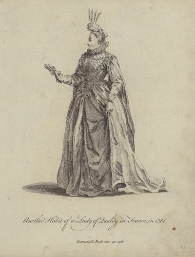 1581年のフランスの女性のもう1つの習慣 作： English School